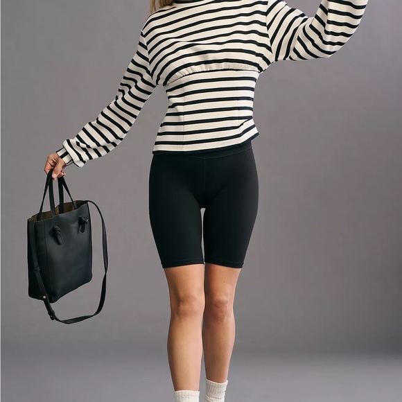 Anthropologie Maeve Corset-Waist Sweatshirt Size XS - Picture 1 of 12